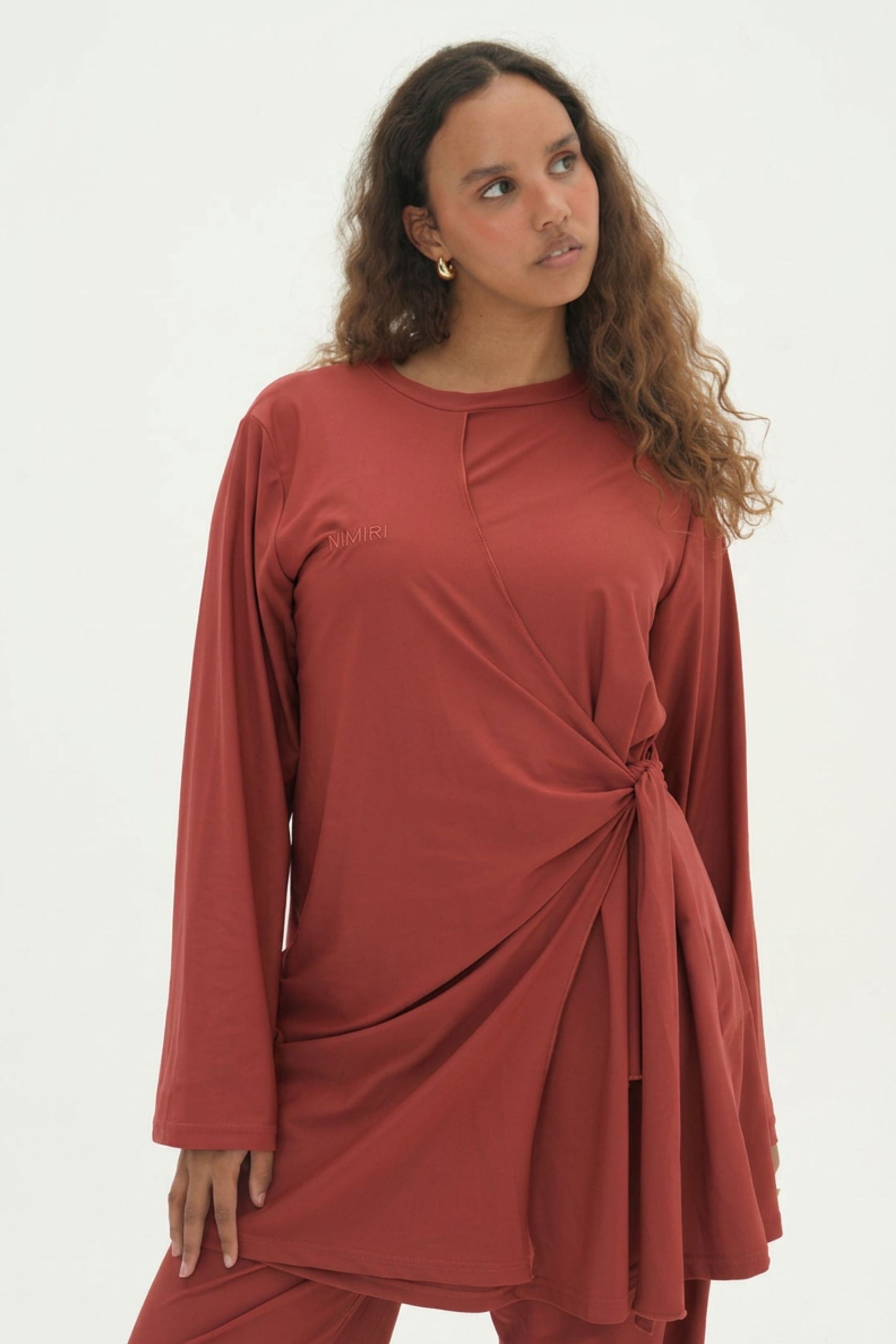 Aura Crossover Burkini - Terracotta