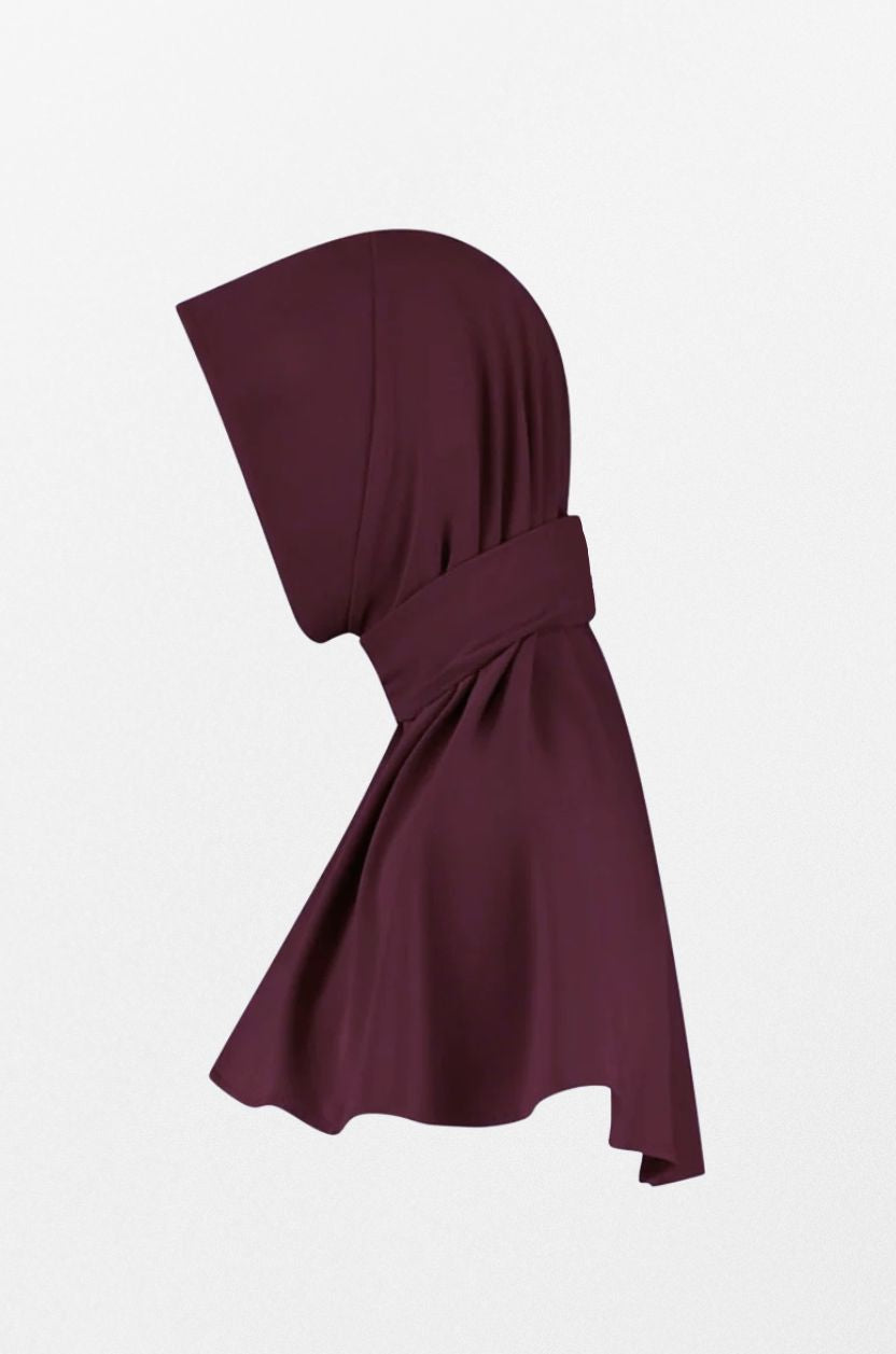 Sport Hijab Instant - Cherry