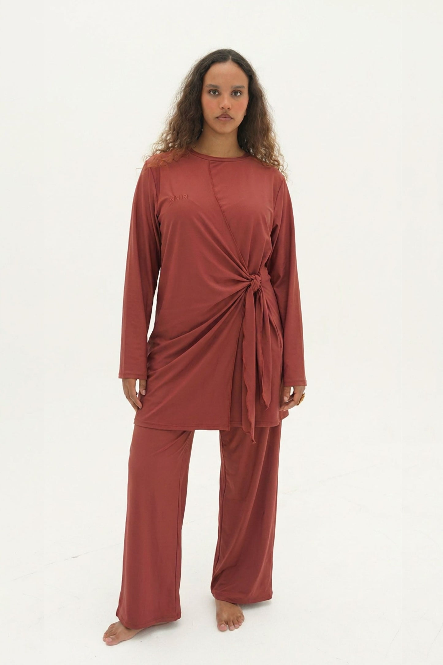 Aura Crossover Burkini - Terracotta