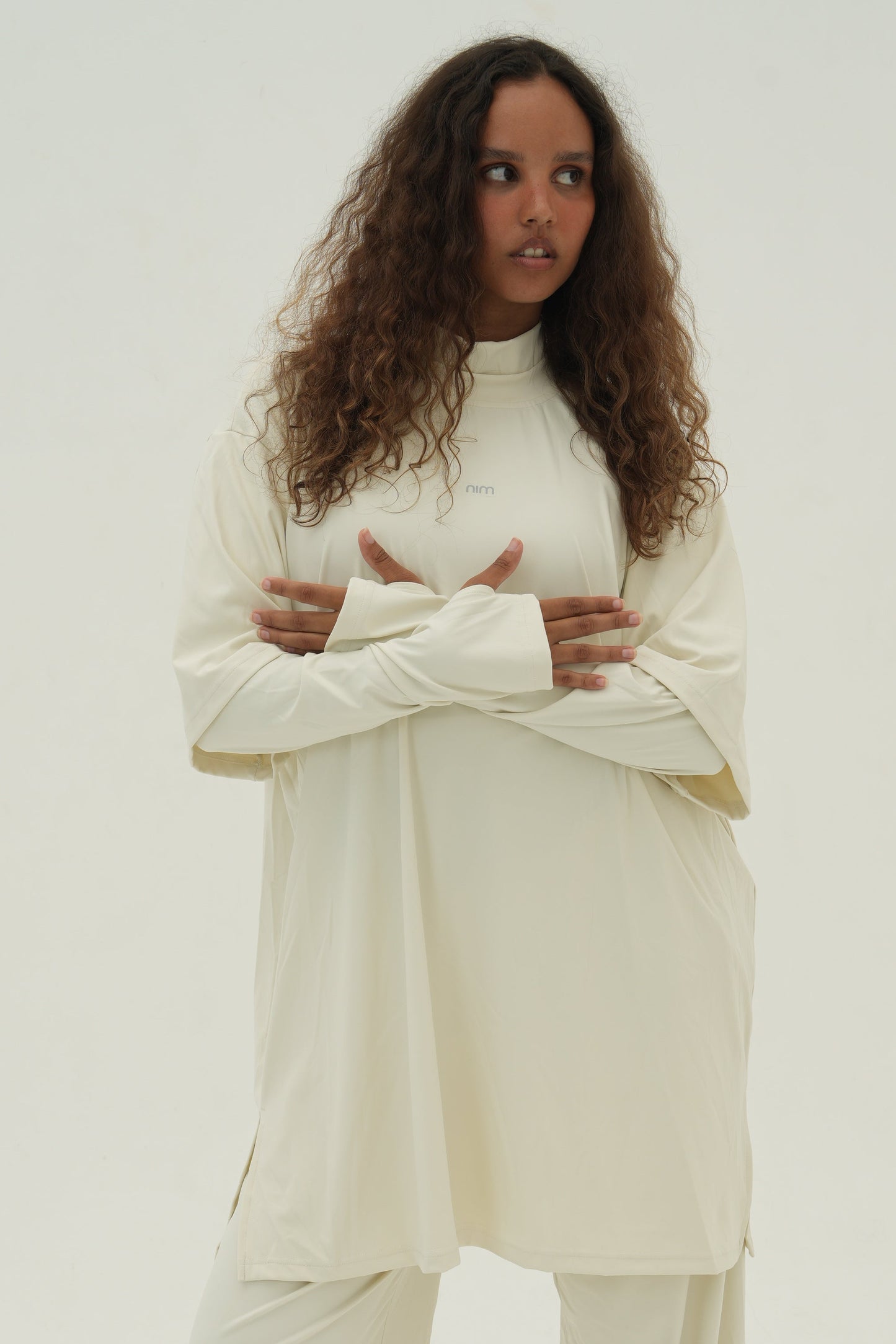 Oversized Essential Modeste Tee Shirt - Ivoire