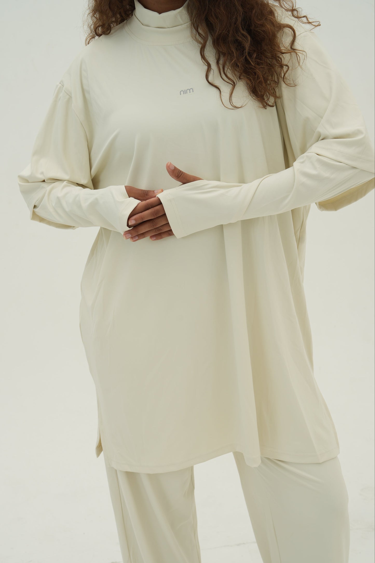 Oversized Essential Modeste Tee Shirt - Ivoire