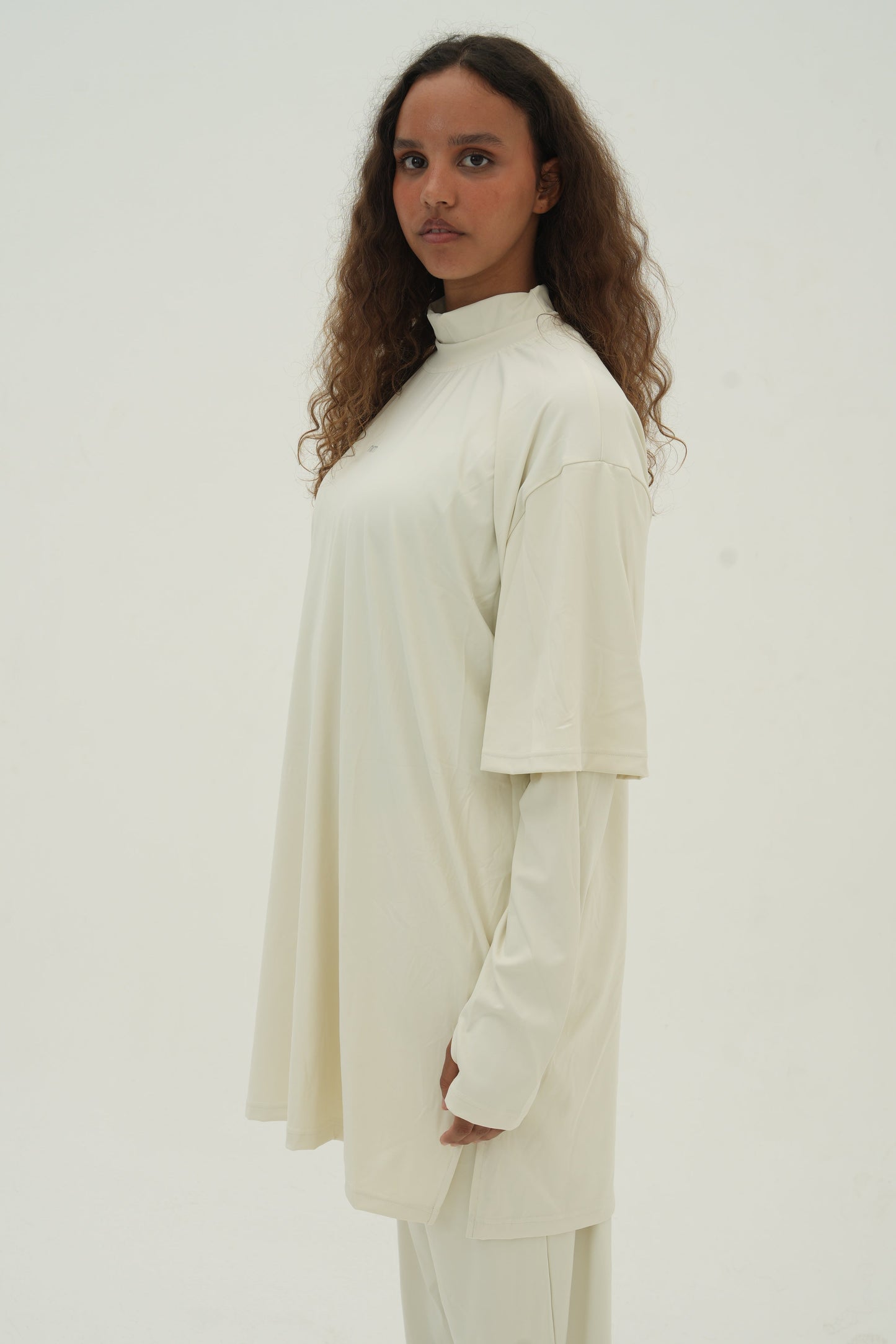 Oversized Essential Modeste Tee Shirt - Ivoire