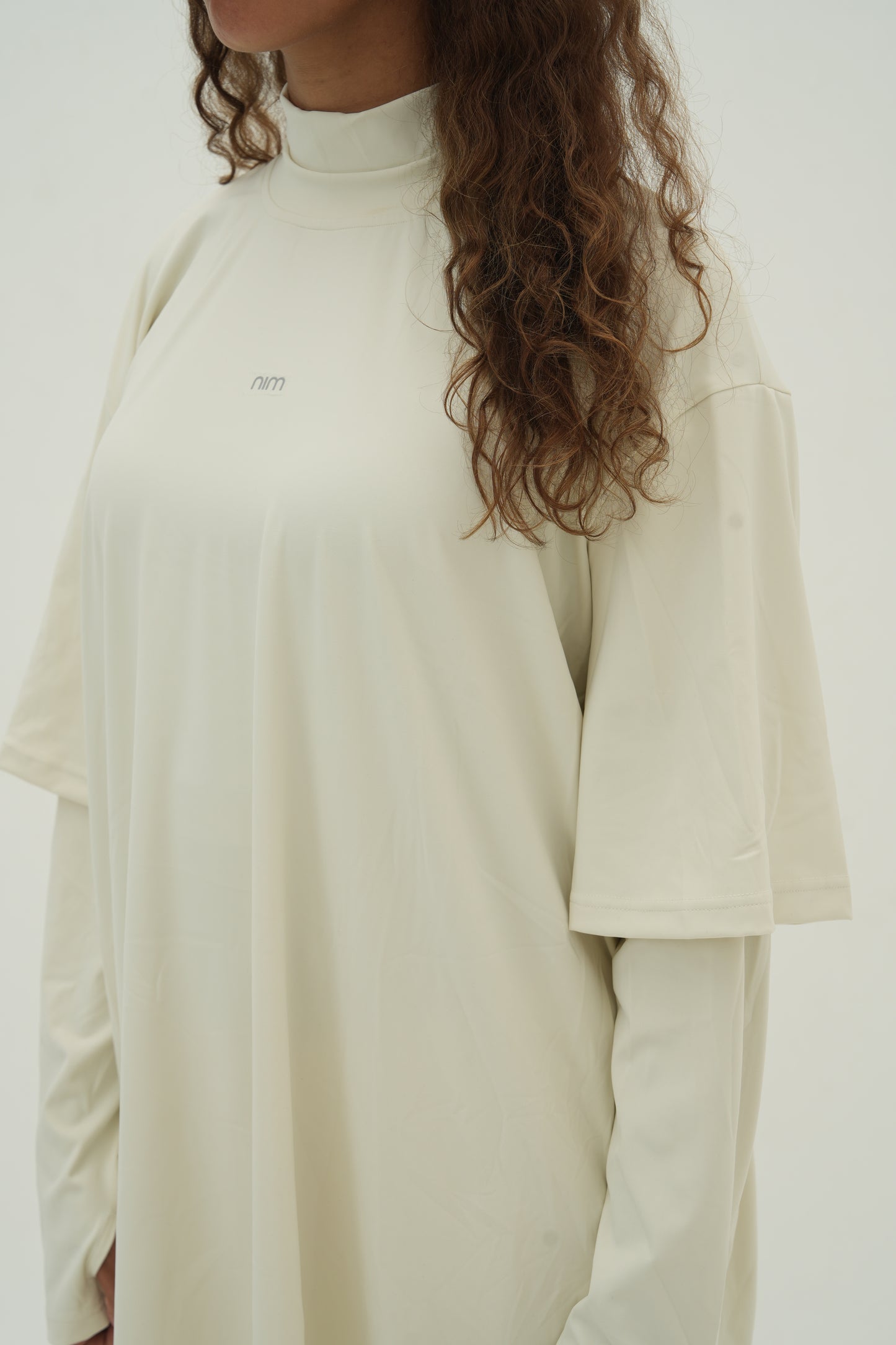 Oversized Essential Modeste Tee Shirt - Ivoire
