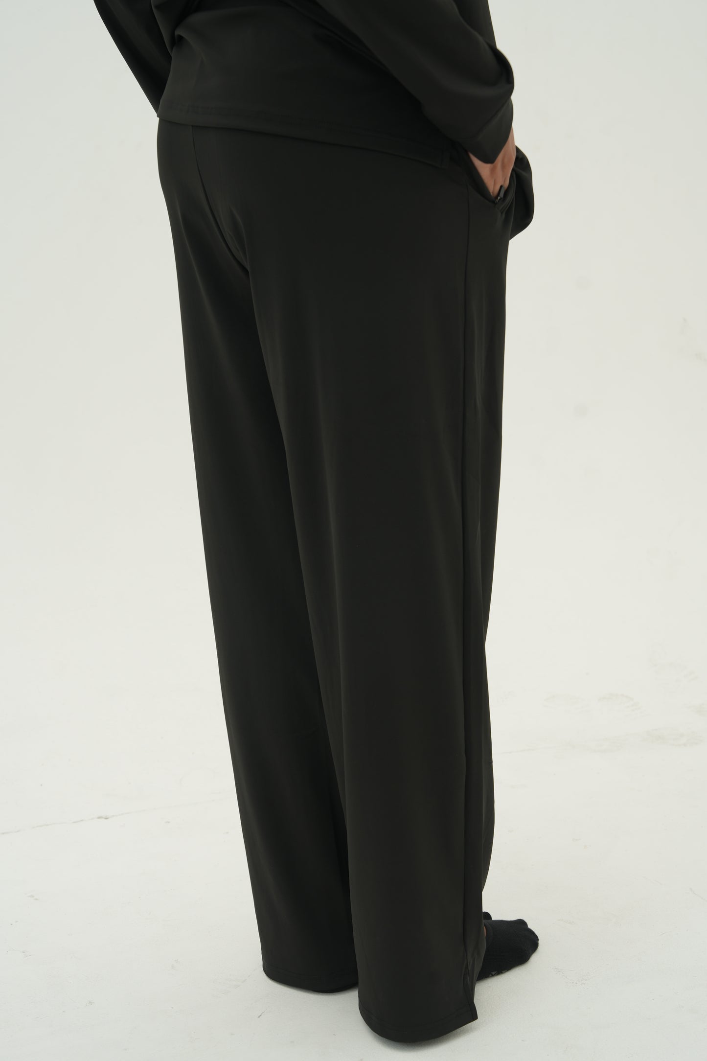 Essential Modeste Wide Leg Pants - Noir