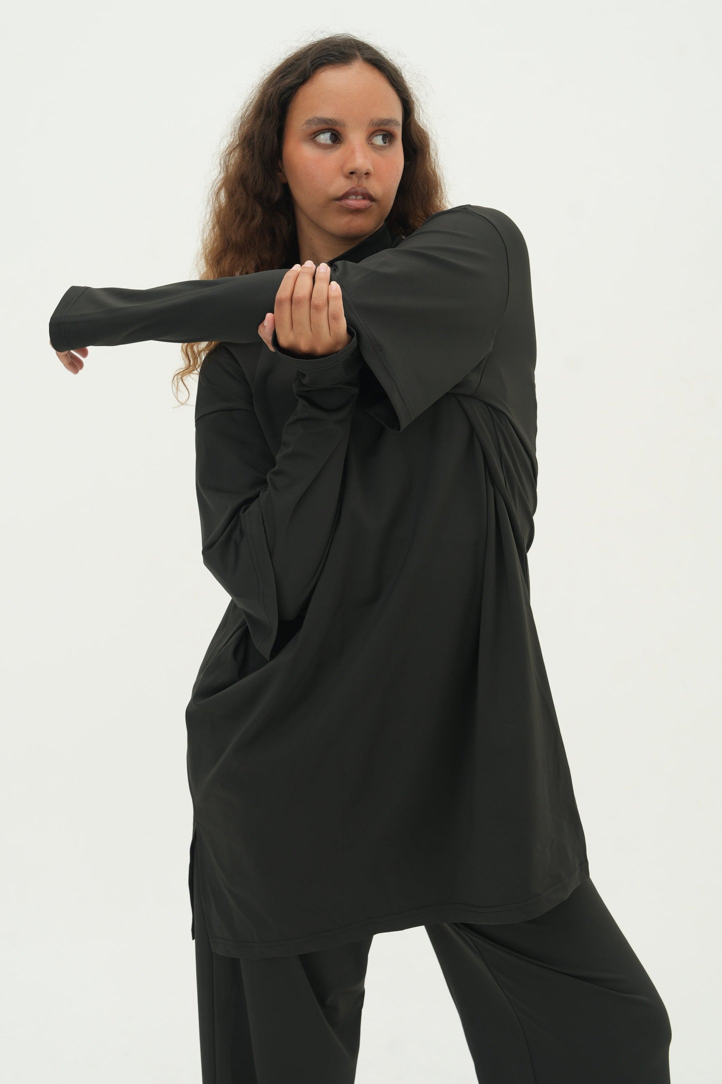 Oversized Essential Modeste Tee Shirt - Noir