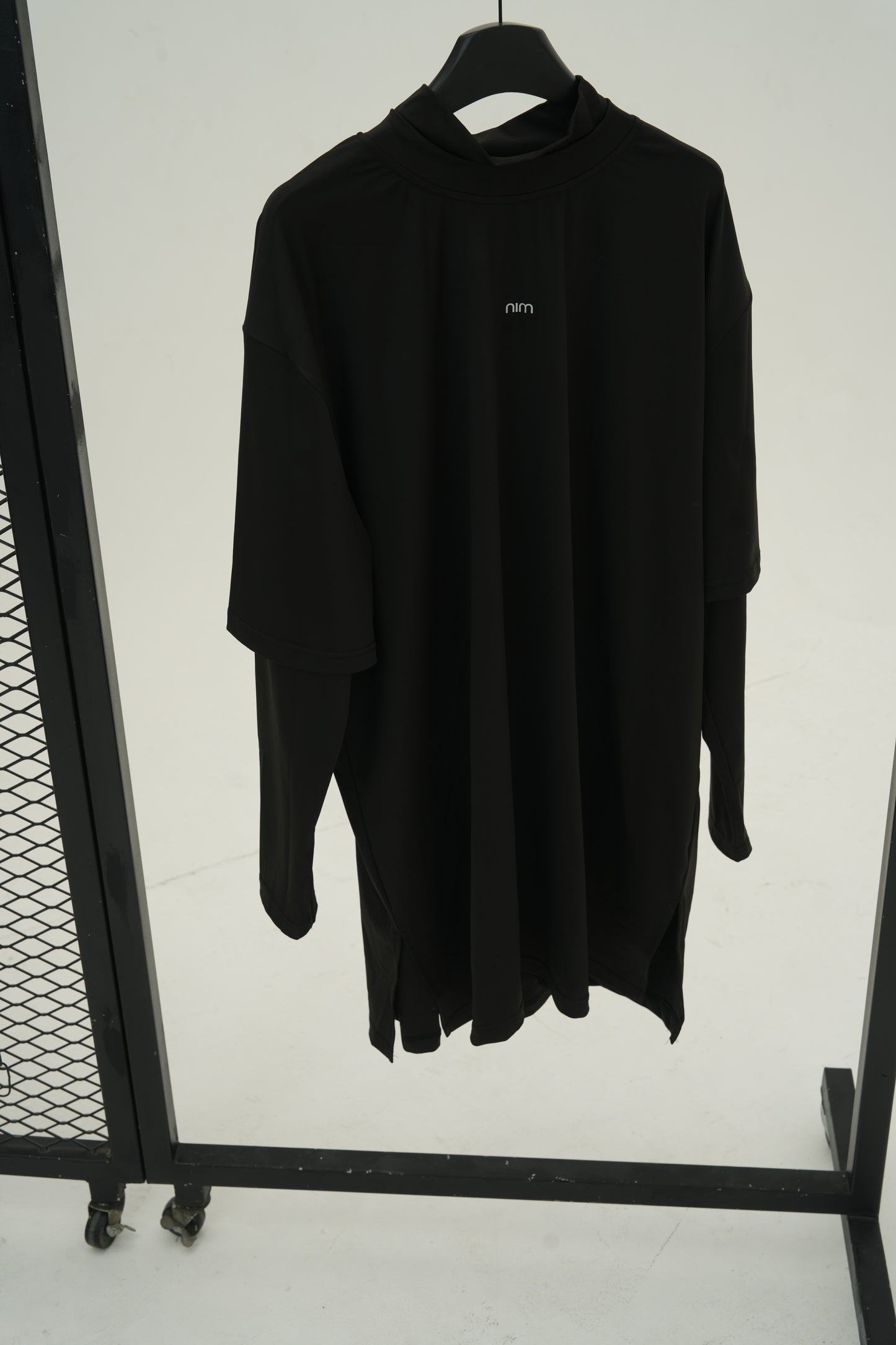 Oversized Essential Modeste Tee Shirt - Noir
